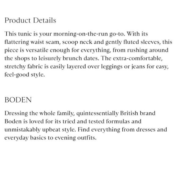 Boden Miriam Jersey Floral Tunic Dress Daisy Print Black Size 4 - Picture 2 of 9